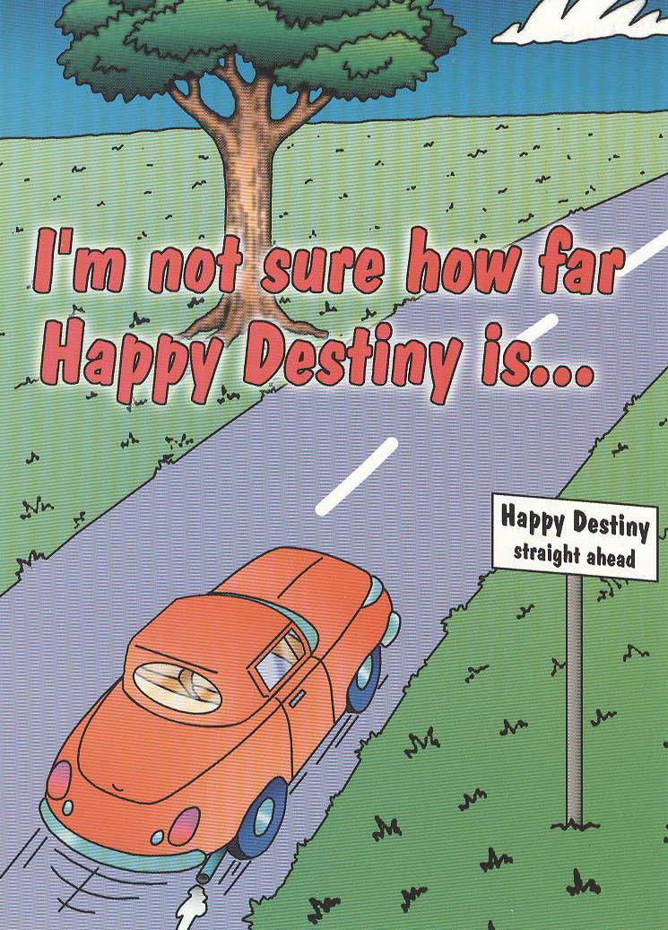 How Far Is Happy Destiny Card