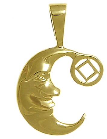 "Man on the Moon" Pendant with NA Symbol