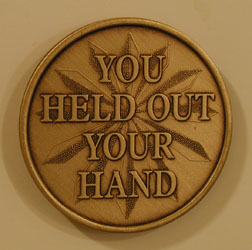 You Held Out Your Hand Bronze Medallion