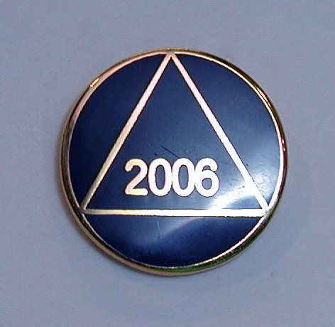 Sobriety Year Pin
