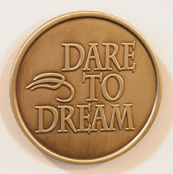 Dare to Dream Bronze Medallion