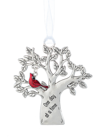 One Day at a Time Cardinal Ornament