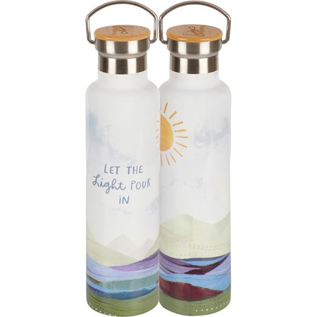 Let The Light Pour In Insulated Bottle - Click Image to Close