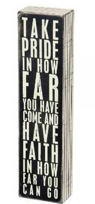 Take Pride Box Sign