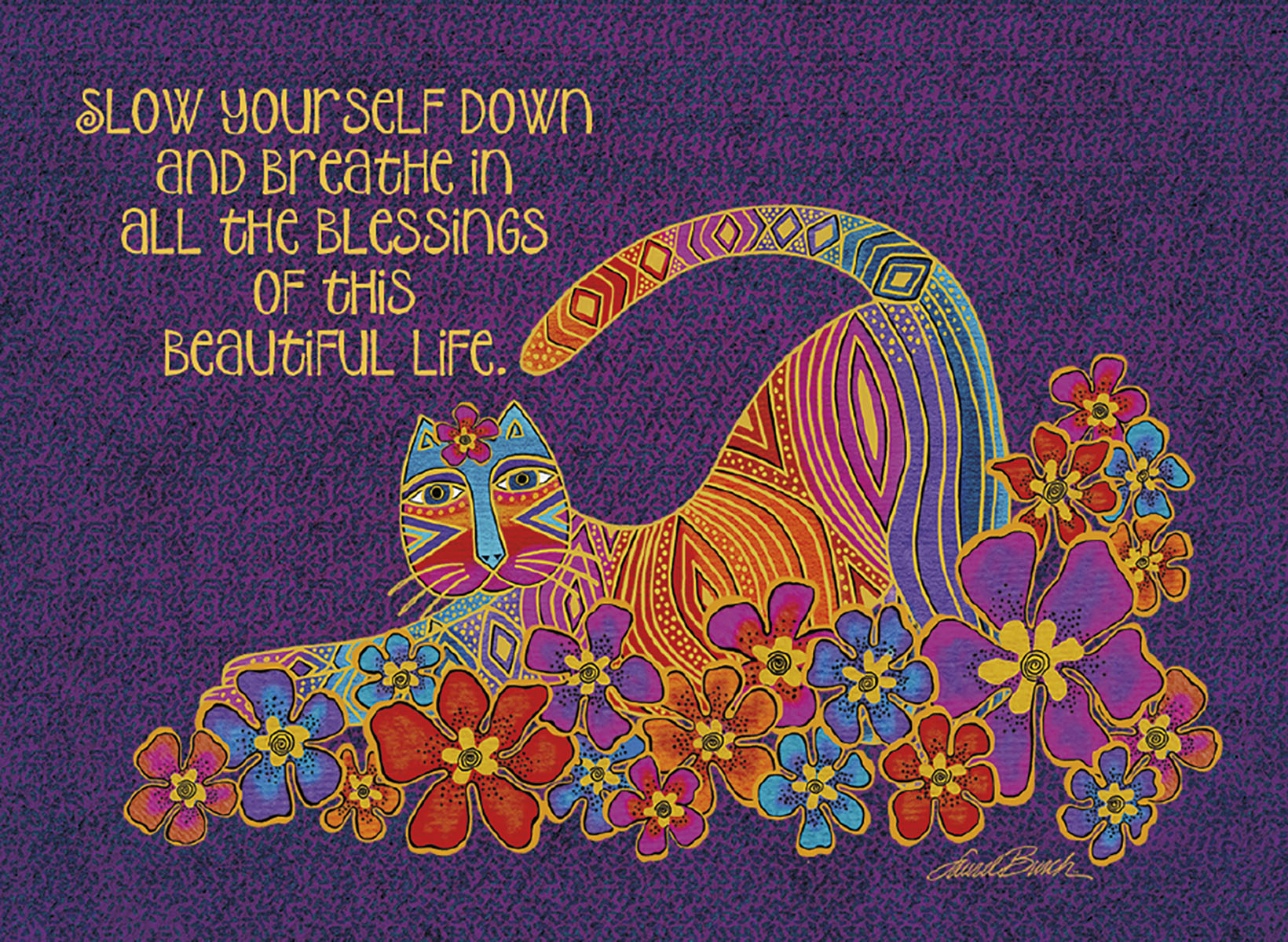 Cat- Slow Yourself Down Magnet