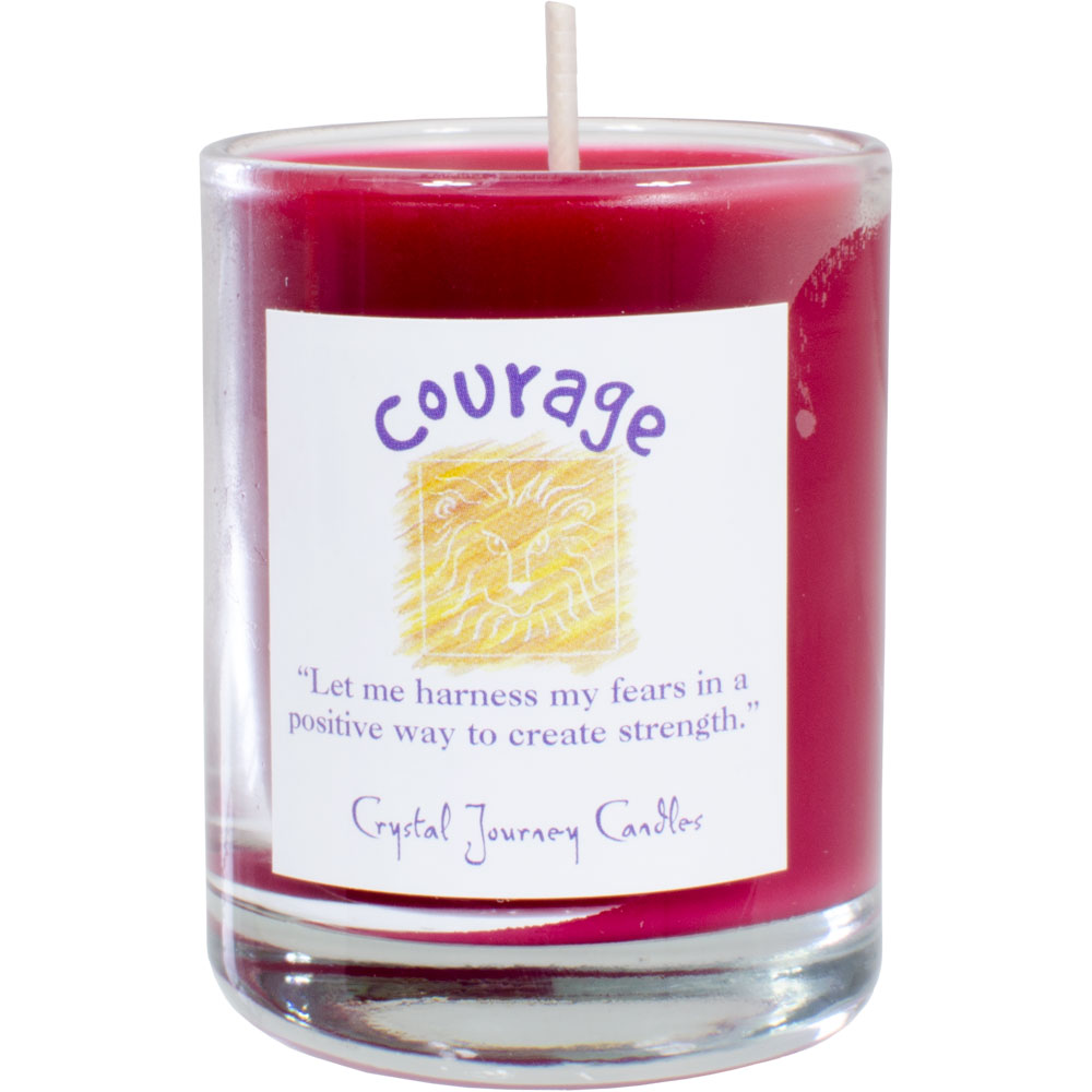 Soy Herbal Filled Votive Courage