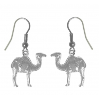 Sterling Silver Earrings, Adorable Camel