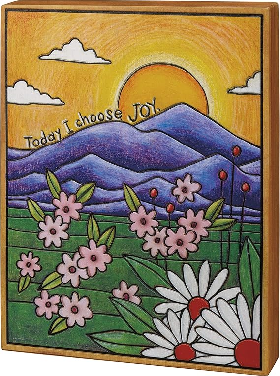 I Choose Joy Box Sign