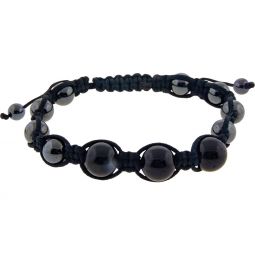 Magnetic Hematite Bracelet - Black Tourmaline