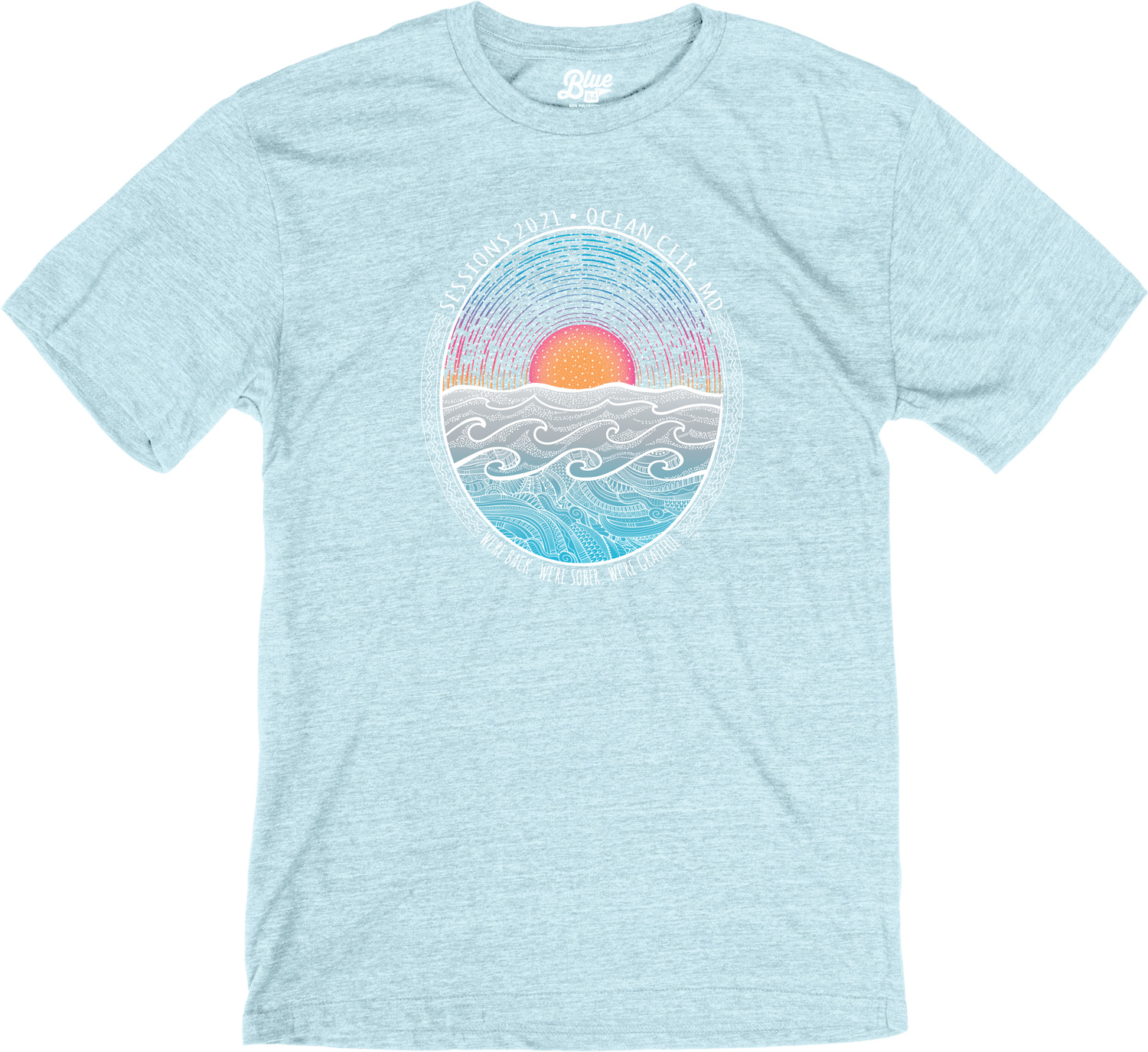 SESSIONS 2021 Tee - Wave and Sunset