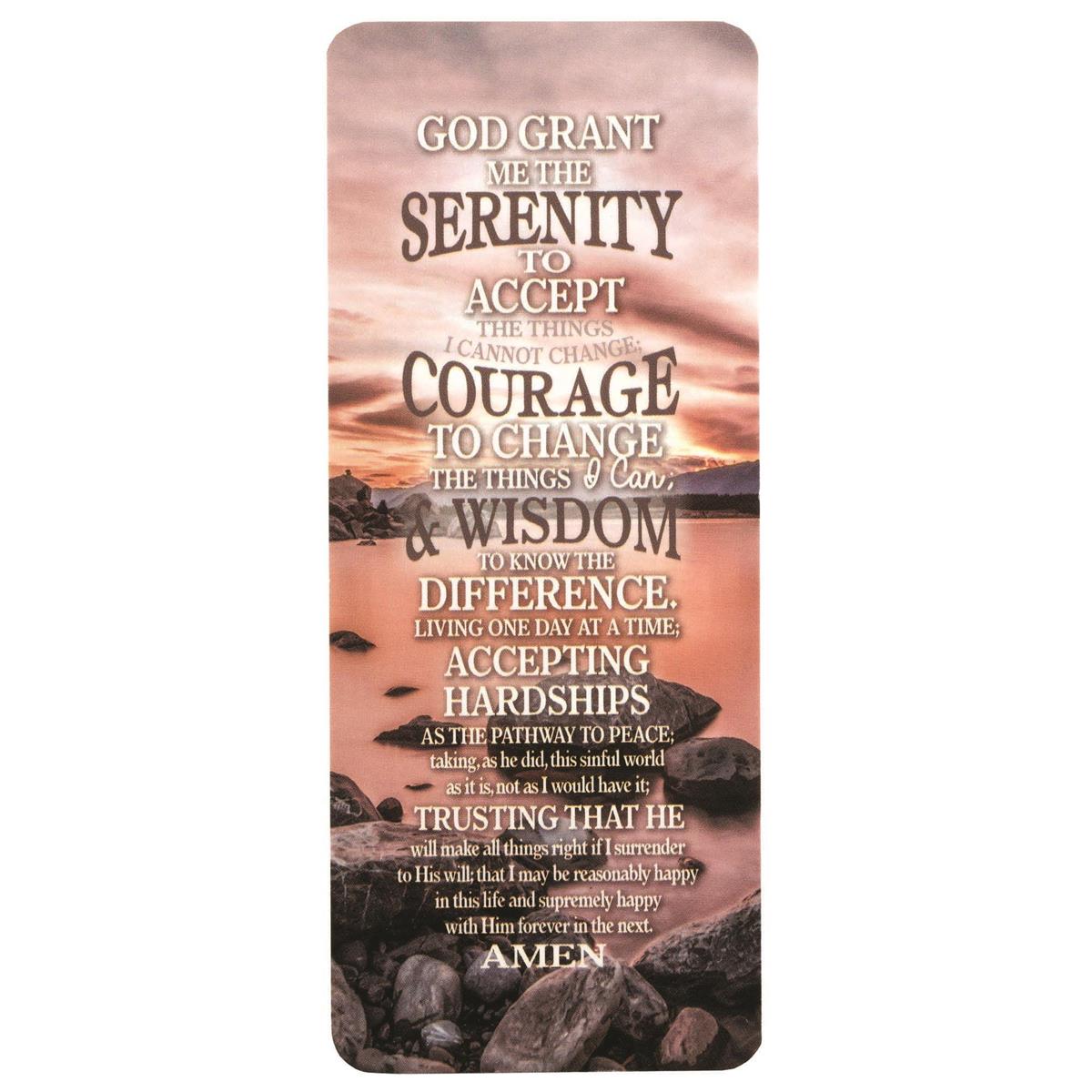 Serenity Prayer (full version) Bookmark