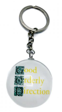 Good Orderly Direction (GOD) Keyring