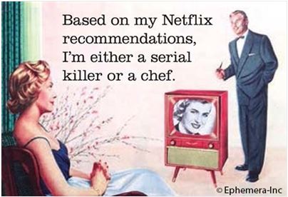 Netflix Recommendations Rectangular Magnet