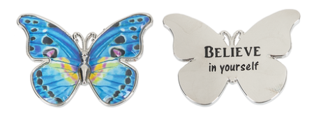 Believe in Yourself Butterfly Token - Click Image to Close