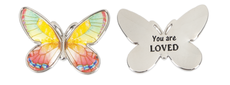 You are Loved Butterfly Token - Click Image to Close