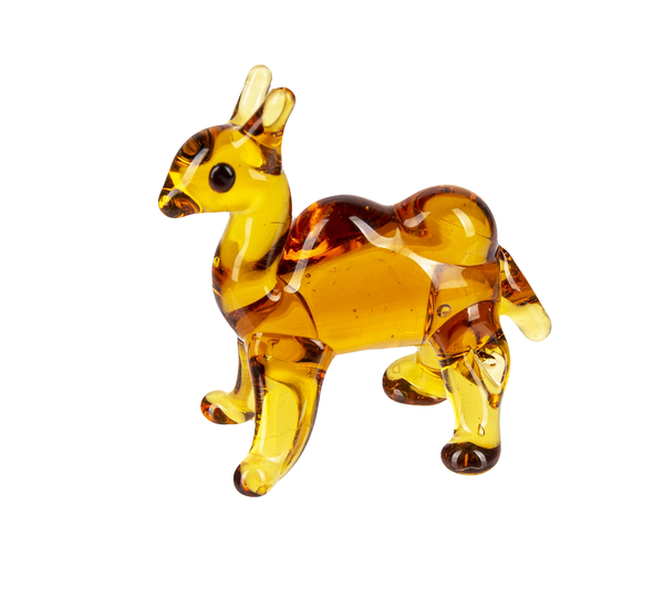 Camel Miniature Glass Figurine