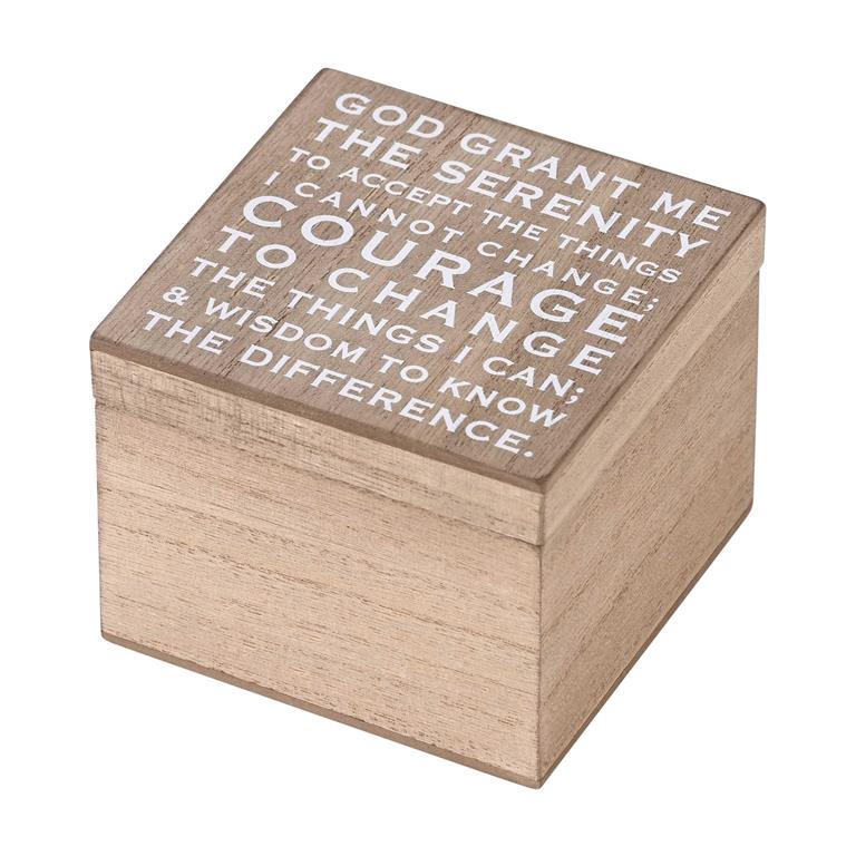 Serenity Prayer Keepsake Box