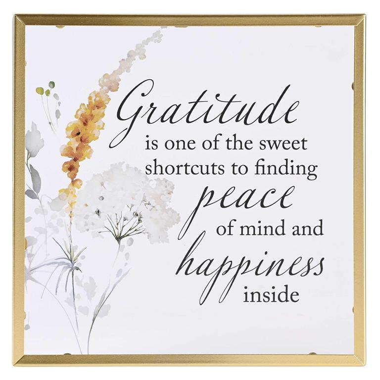 Gratitude is... Wall Plaque