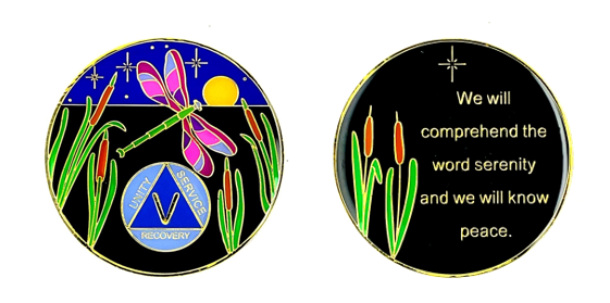 AA Dragonfly Triplate Medallion - Click Image to Close