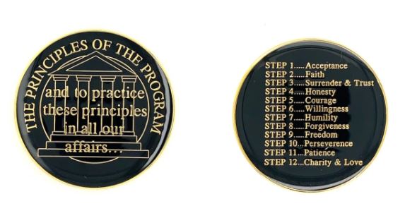 Principles of the Program Coin - BLACK - Click Image to Close