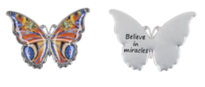 Butterfly Pocket Token - Believe in Miracles