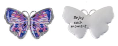 Butterfly Pocket Token - Enjoy Each Moment