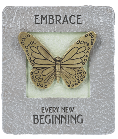 Embrace Every New Beginning Butterfly Wall Art