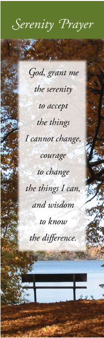 Serenity Prayer Bookmark