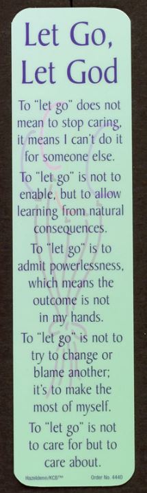 Let Go Let God Bookmark