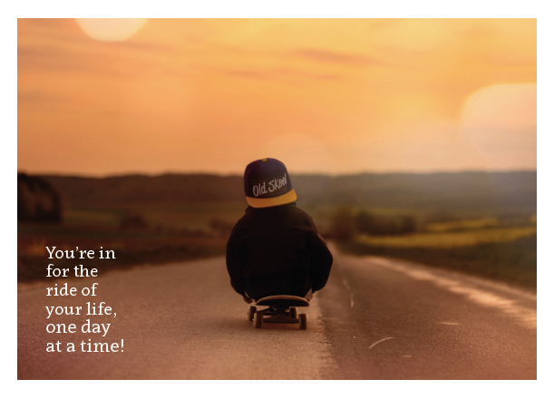 Ride of Your Life - Skateboard Card