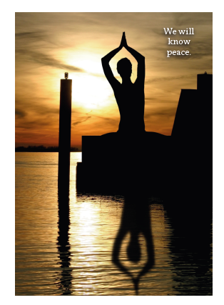 We Will Know Peace Card - Click Image to Close