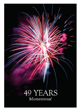Year Card - 49 Momentous! - Click Image to Close