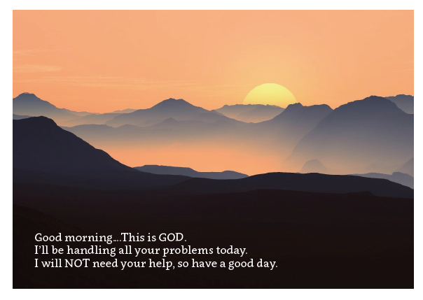 Mountain Sunrise Card - Click Image to Close