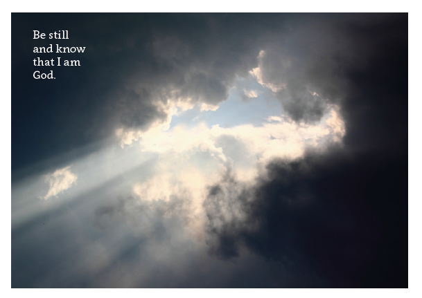 Clouds and Rays Card - Click Image to Close