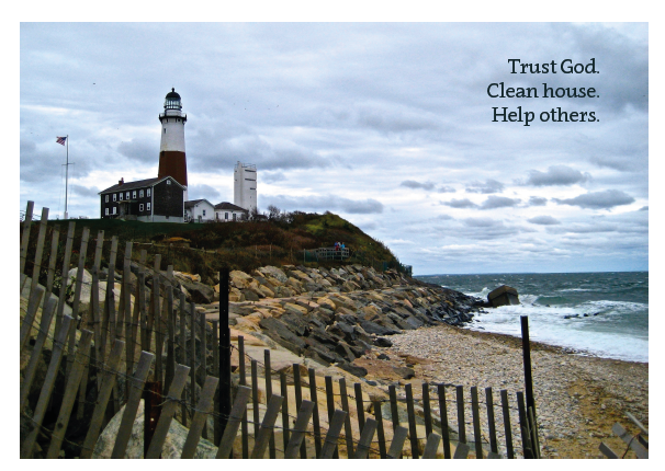 Lighthouse - Trust God Card - Click Image to Close