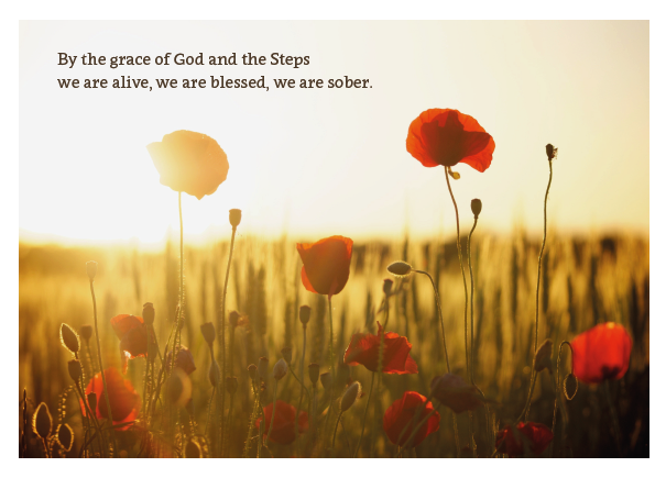 Poppies in the Sun Card - Click Image to Close