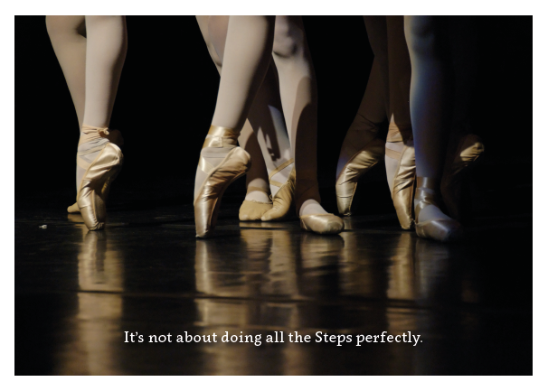 Ballet Dancers Card - Click Image to Close