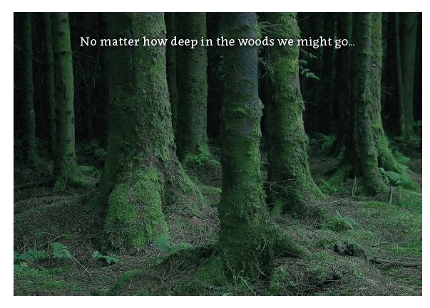 No Matter How Deep - Woods Card - Click Image to Close