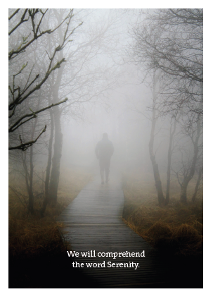 We Will Comprehend the Word Serenity Card - Click Image to Close