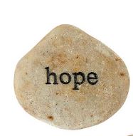 "Hope" Worry Stone