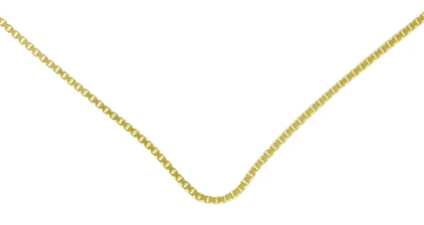 Med. Box Chain, 14k Gold - Click Image to Close