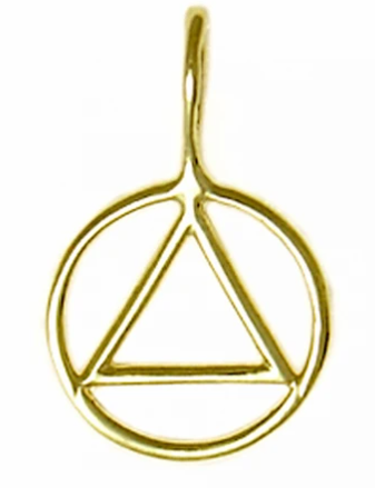 Small Size, 14k Gold Simple Wire Look Pendant