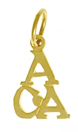 Adult Children of Alcoholics (ACOA) Pendant, 14k Gold