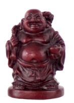 Polyresin Feng Shui Buddha Figurine - Traveling