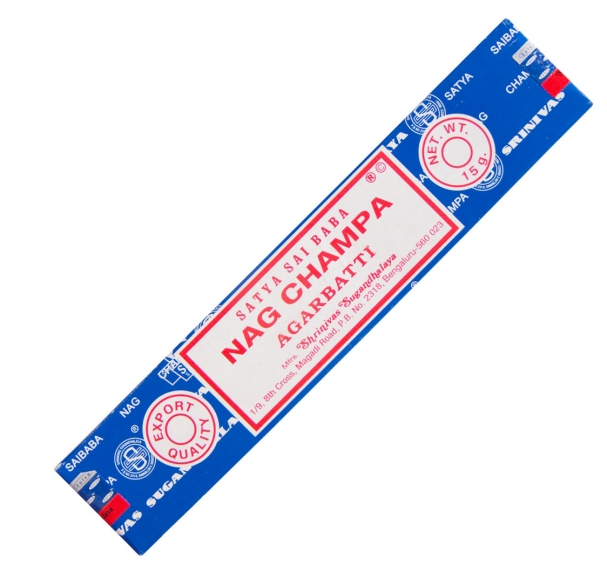 Satya Nag Champa Incense Sticks - 15g Package - Click Image to Close
