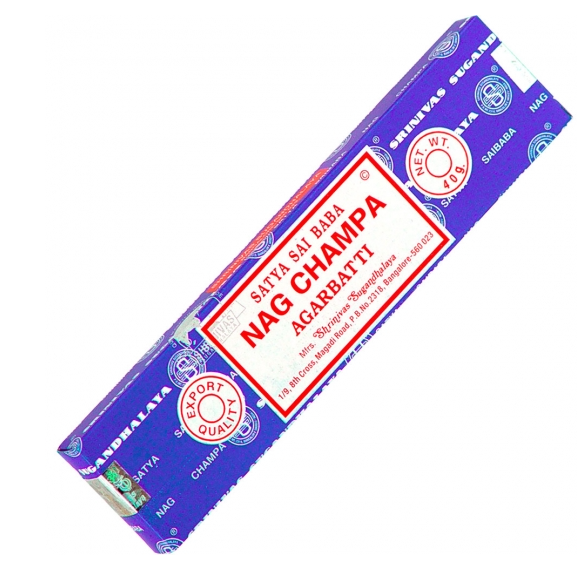 Satya Nag Champa Incense Sticks - 40g Package - Click Image to Close