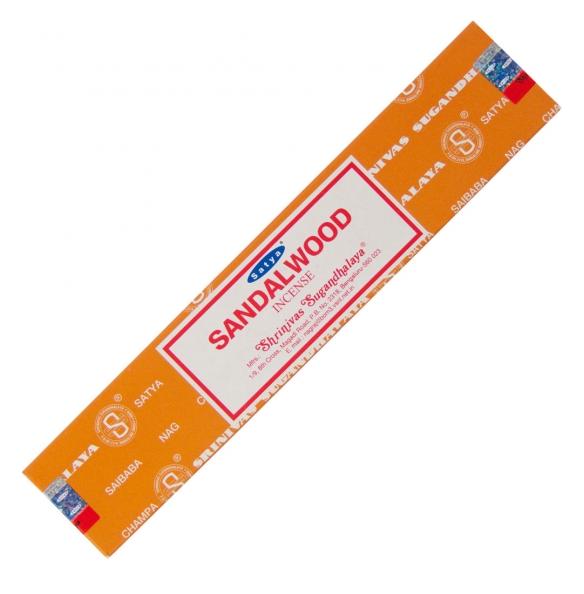 Satya Sandalwood Incense Sticks - 15g Package