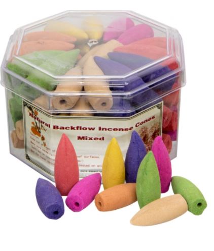 Backflow Incense Cones - Mixed Fragrance - Click Image to Close