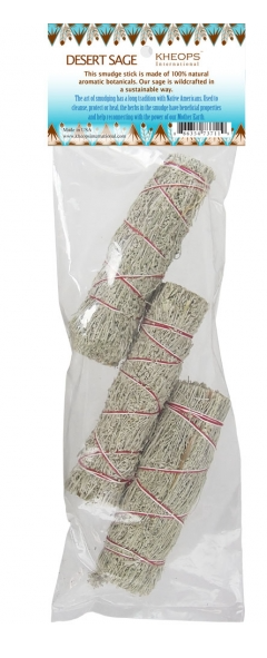 Desert Sage Smudge Stick (Pack of 3) - Click Image to Close