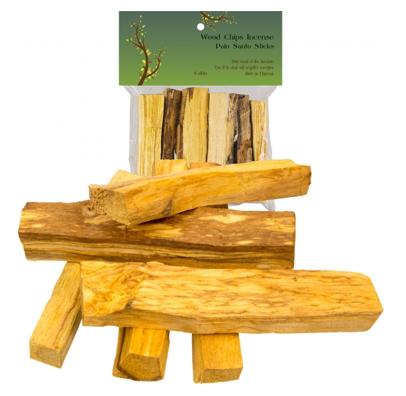 Palo Santo Wood Sticks (Pack of 6)